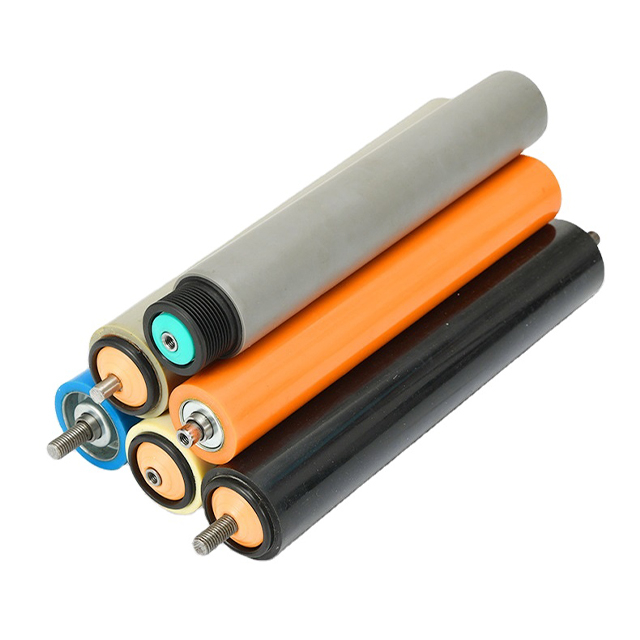 Customized PU/PVC Rubber Roller for Conveyor Roller Equipment Sorting System